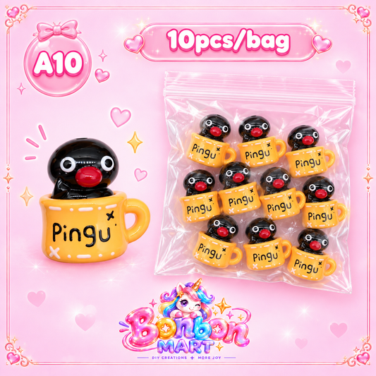 A10 · Pingu Mug Bead (10pcs/bag)