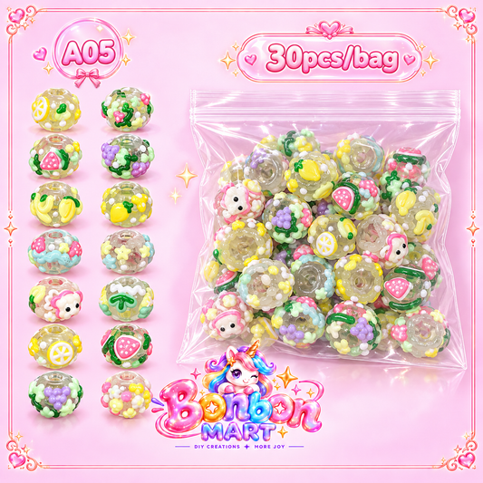 A05 · Fruit Punch Acrylic Bead (30pcs/bag)